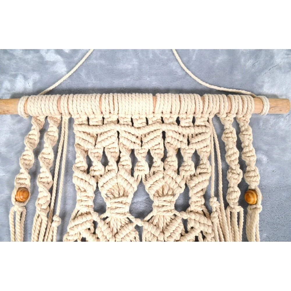 Beige Boho Macramé Wall‎ Hanging 34
